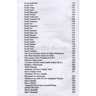 Pakistani Panj Surah with English Translation & Transliteration