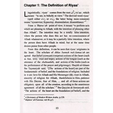 Riyaa: Hidden Shirk