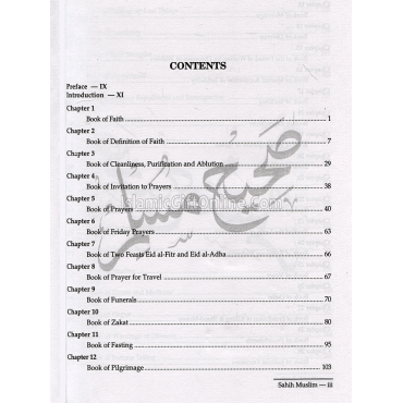 Sahih Muslim (Abridged) - English/Arabic