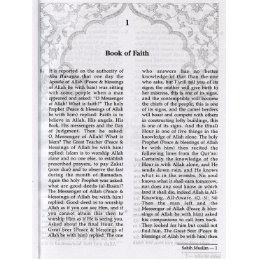 Sahih Muslim (Abridged) - English/Arabic