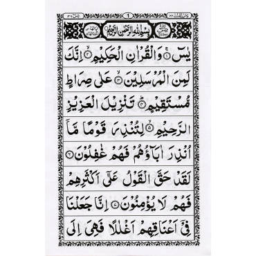 A Selection of popular Surahs (Yaseen, Mulk, Muzammil, Waqiah, Rehman & Sajdah)