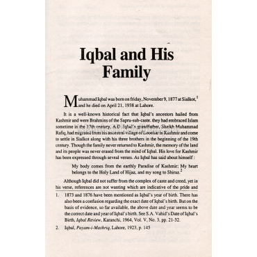 Social Philosophy of Sir Muhammad Iqbal