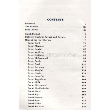 Pakistani Panj Surah (Based on the Holy Qur'an and Hadith) - English