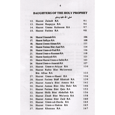 Women Companions of the Holy Prophet and Their Sacred Lives