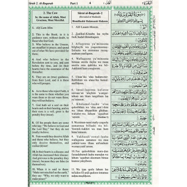 The Holy Qur'an English Translation & Transliteration