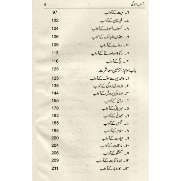A'dab-e-Zindagi (Etiquettes of Life In Islam)