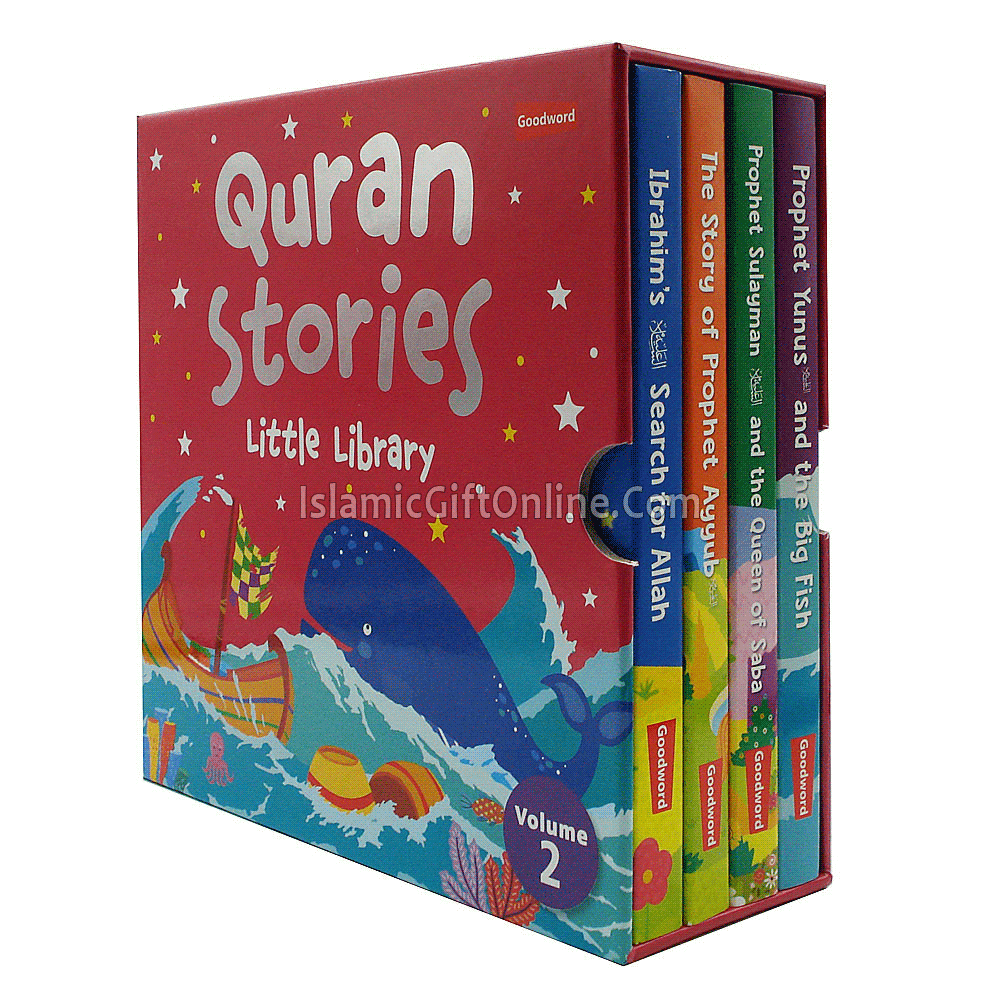 Quran Stories - Little Library - Vol.2 (4 Board Books Set)