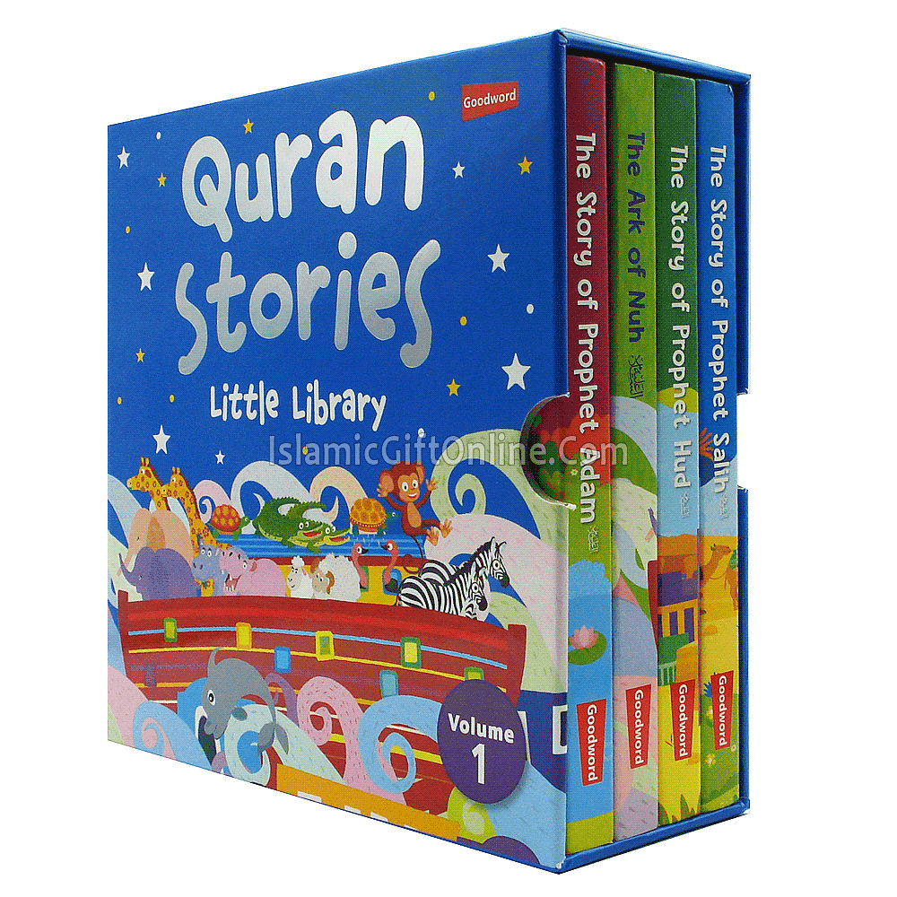 Quran Stories - Little Library - Vol.1 (4 Board Books Set)