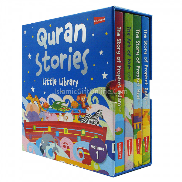Quran Stories - Little Library - Vol.1 (4 Board Books Set)
