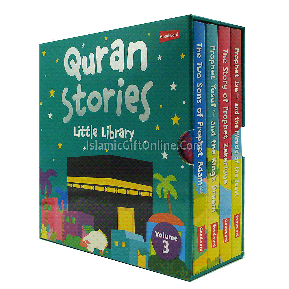 Quran Stories - Little Library - Vol.3 (4 Board Books Set)