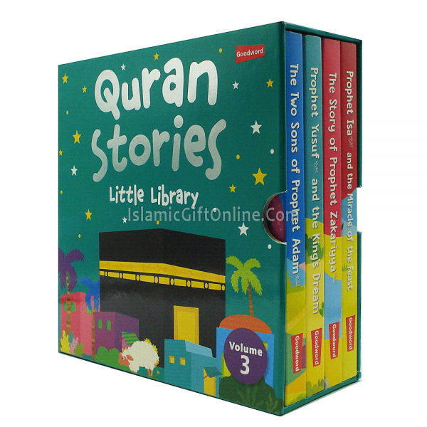 Quran Stories - Little Library - Vol.3 (4 Board Books Set)