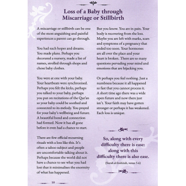 A Muslim Parent’s Guided Journal for Miscarriage and Stillbirth