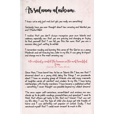 My Best Self (A Muslim girl's guided journal to being confident and successful)