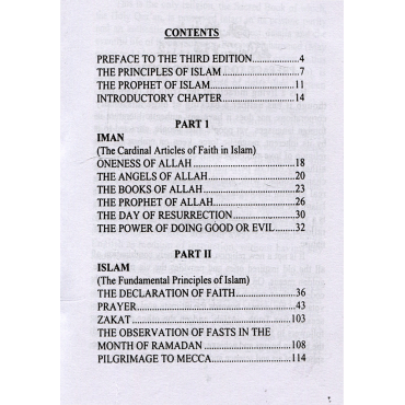 Elementary Teachings of Islam