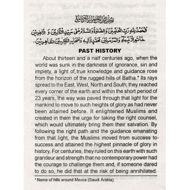 Muslim Degeneration and its Only Remedy (Pocket Size)