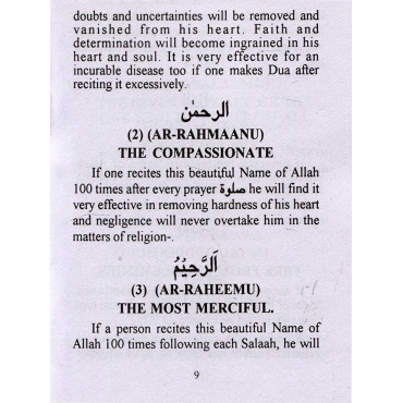 Solve Your Problems with the 99 Names of Allah (Pocket Size)