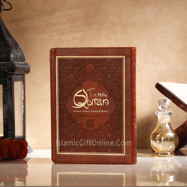 Holy Quran Color Coded with Tajweed Rules with FLEXI - Medium Size (15 Lines) - Ref. 123