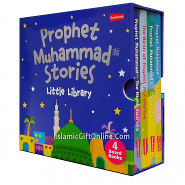 Prophet Muhammad Stories - Little Library (4 Board Books Set) Prophet Muhammad Stories - Little Library (4 Board Books Set)